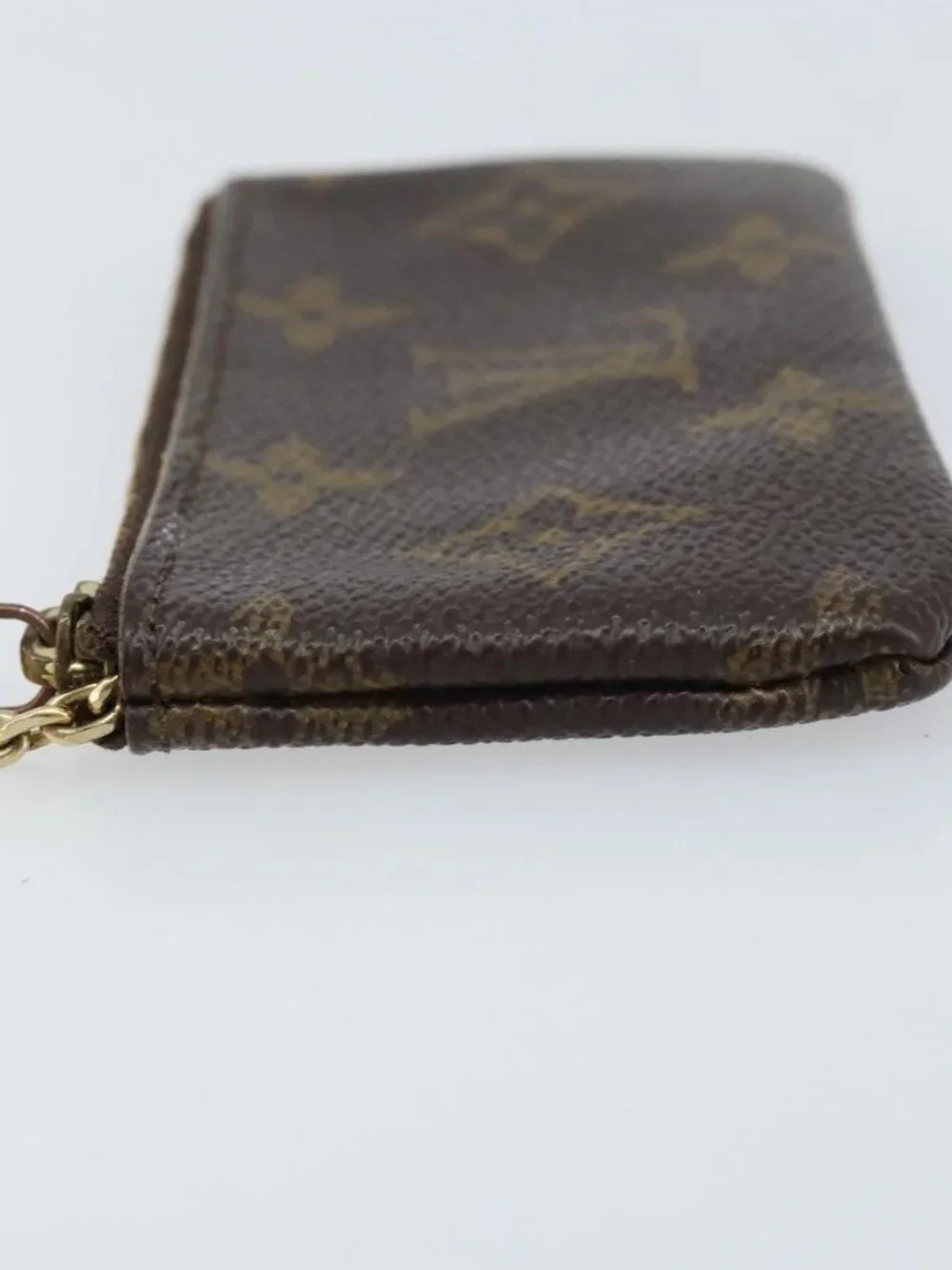 LOUIS VUITTON Monogram Pochette Cles Coin Purse M62650 LV Auth ki6542
